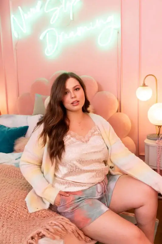 Plus Size Rainbow Cardigan Super Soft