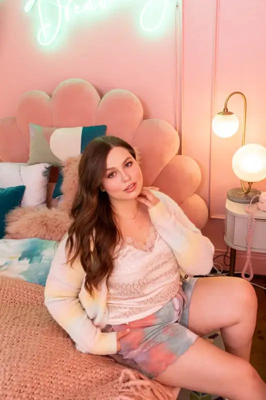 Plus Size Rainbow Cardigan Super Soft