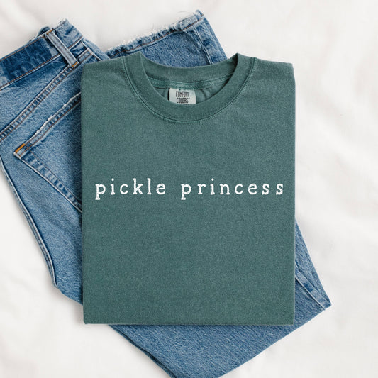 Pickle Princess Graphic Tee- Funny Foodie Gift Shirt