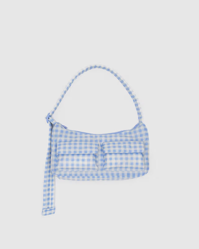 BAGGU- Cargo Shoulder Bag Cottage Core Gingham