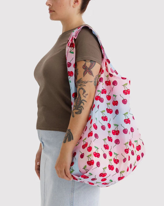BAGGU- Big Reusable Shopping Bag Cherries