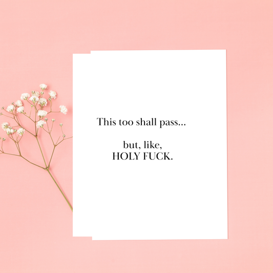 Hells Bells Co.-This too shall pass... but, like, HOLY FUCK