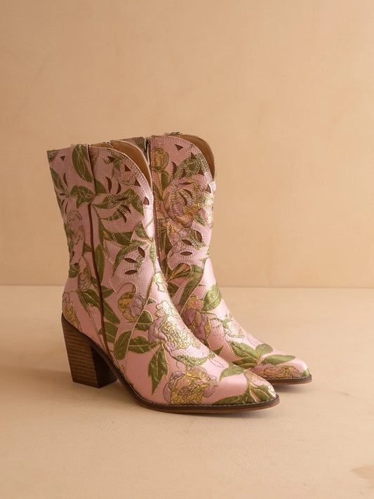 Oasis Society-The Sorrel - Paneled Western Booties