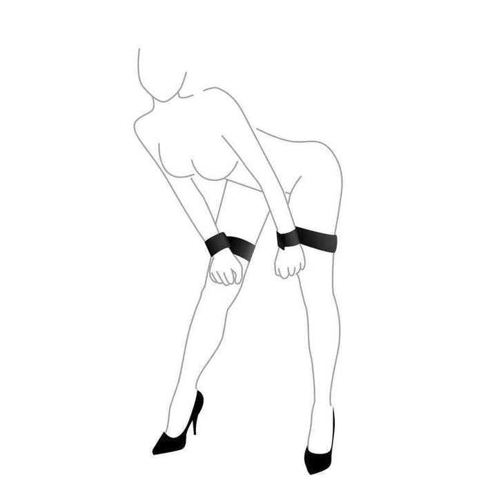 BDSM Thigh Cuffs - Esme and Elodie