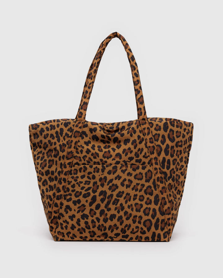 Baggu- Cloud Tote Bag in Leopard