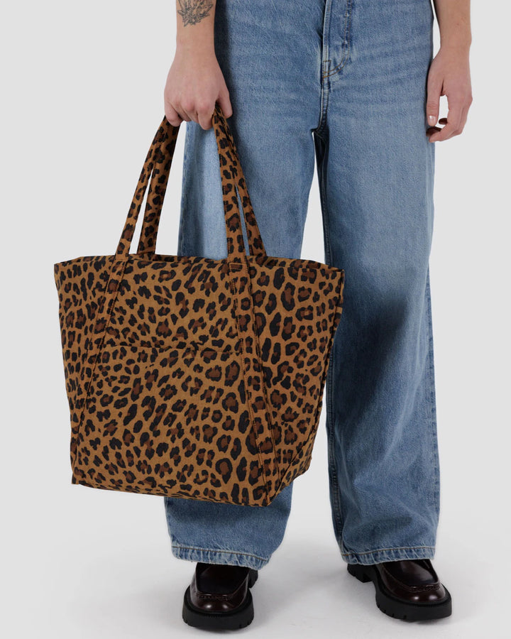 Baggu- Cloud Tote Bag in Leopard