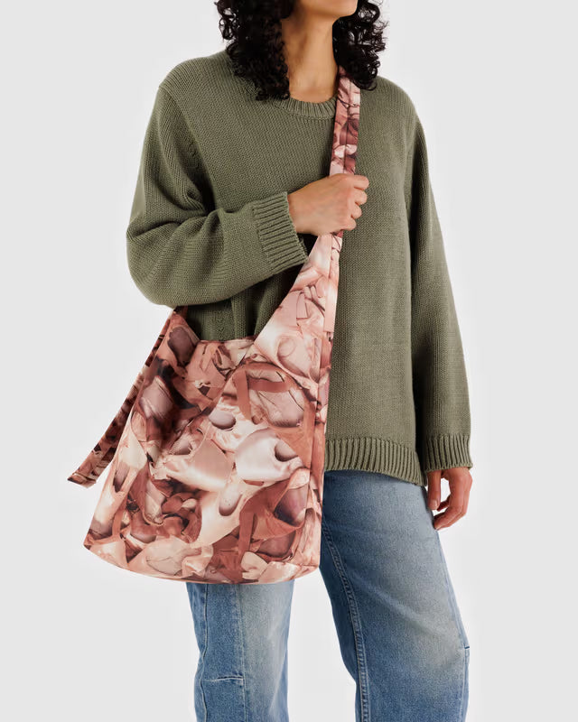 BAGGU- Large Nylon Sling Cross Body Ballet Purse