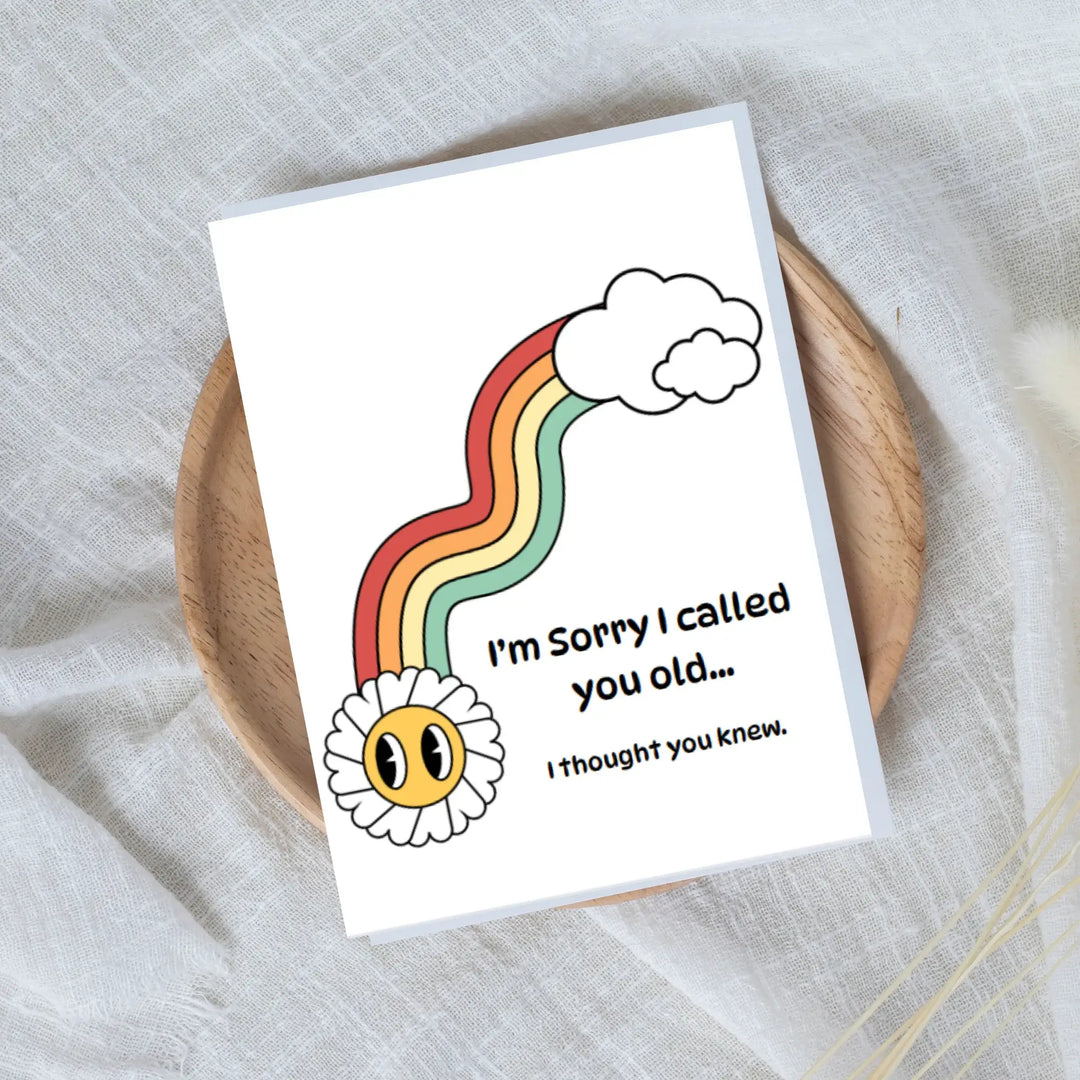 Hells Bells Co.- Happy Birthday Called you Old- Greeting Card - Esme and Elodie