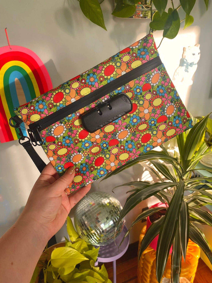 The Peach Fuzz - POTpourri Floral Smell-Proof Stash Bag - Esme and Elodie