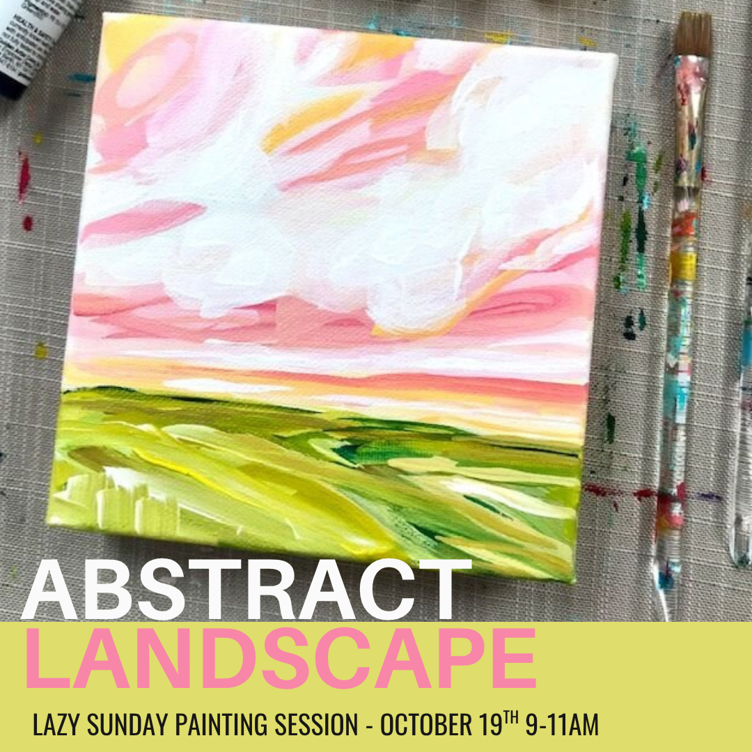 upcoming renton events esme and elodie abstract painting