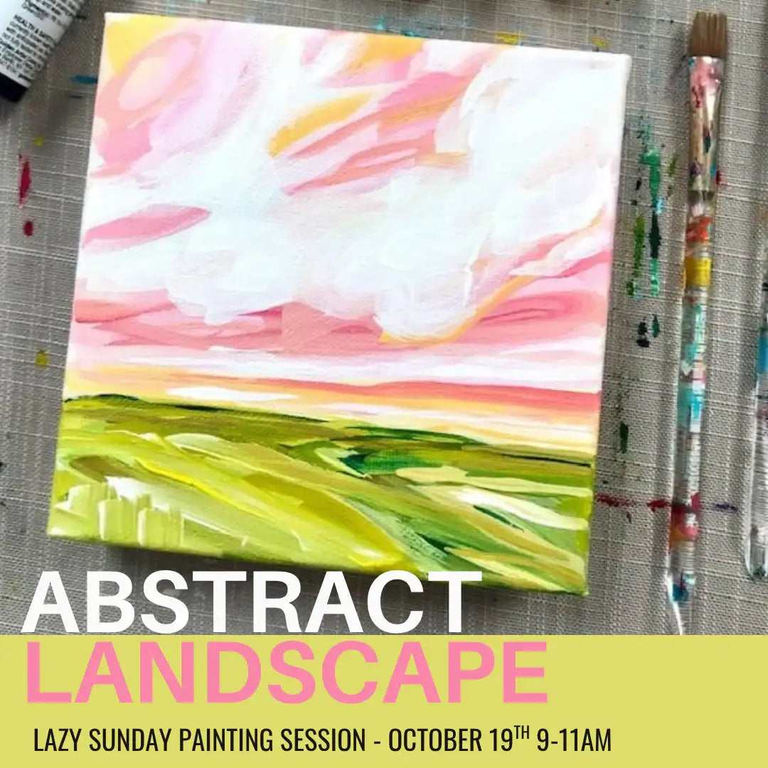 upcoming renton events esme and elodie abstract painting