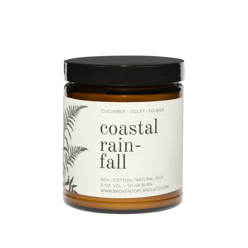 Broken Top Brands - Soy Candle - Coastal Rainfall - 9 oz.