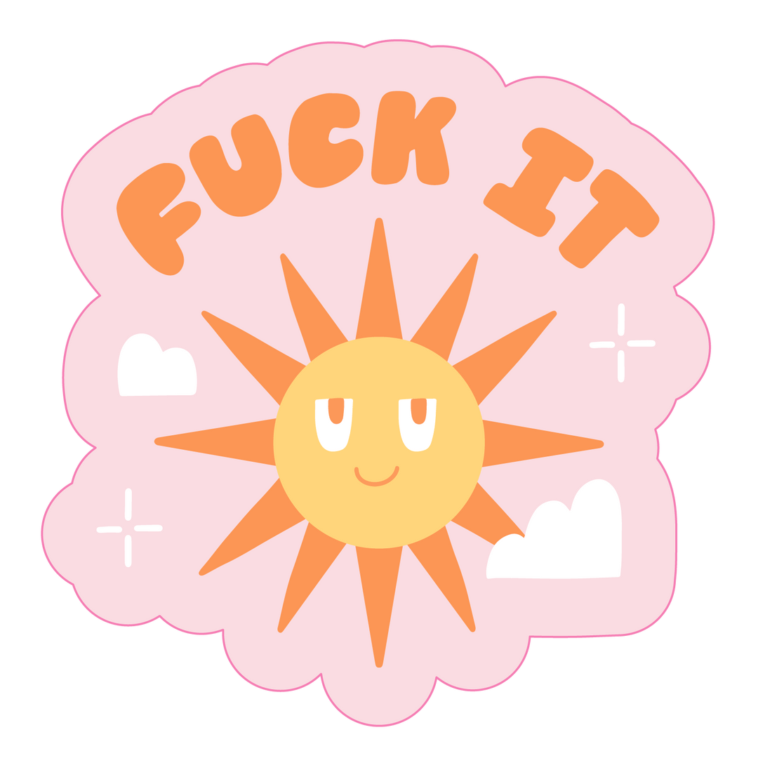 Talking Out of Turn - Sticker - Fuck It