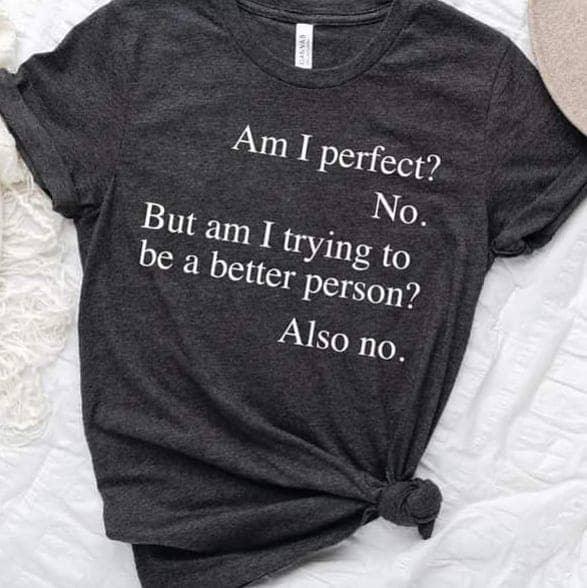 Am I Perfect T-Shirt - Esme and Elodie