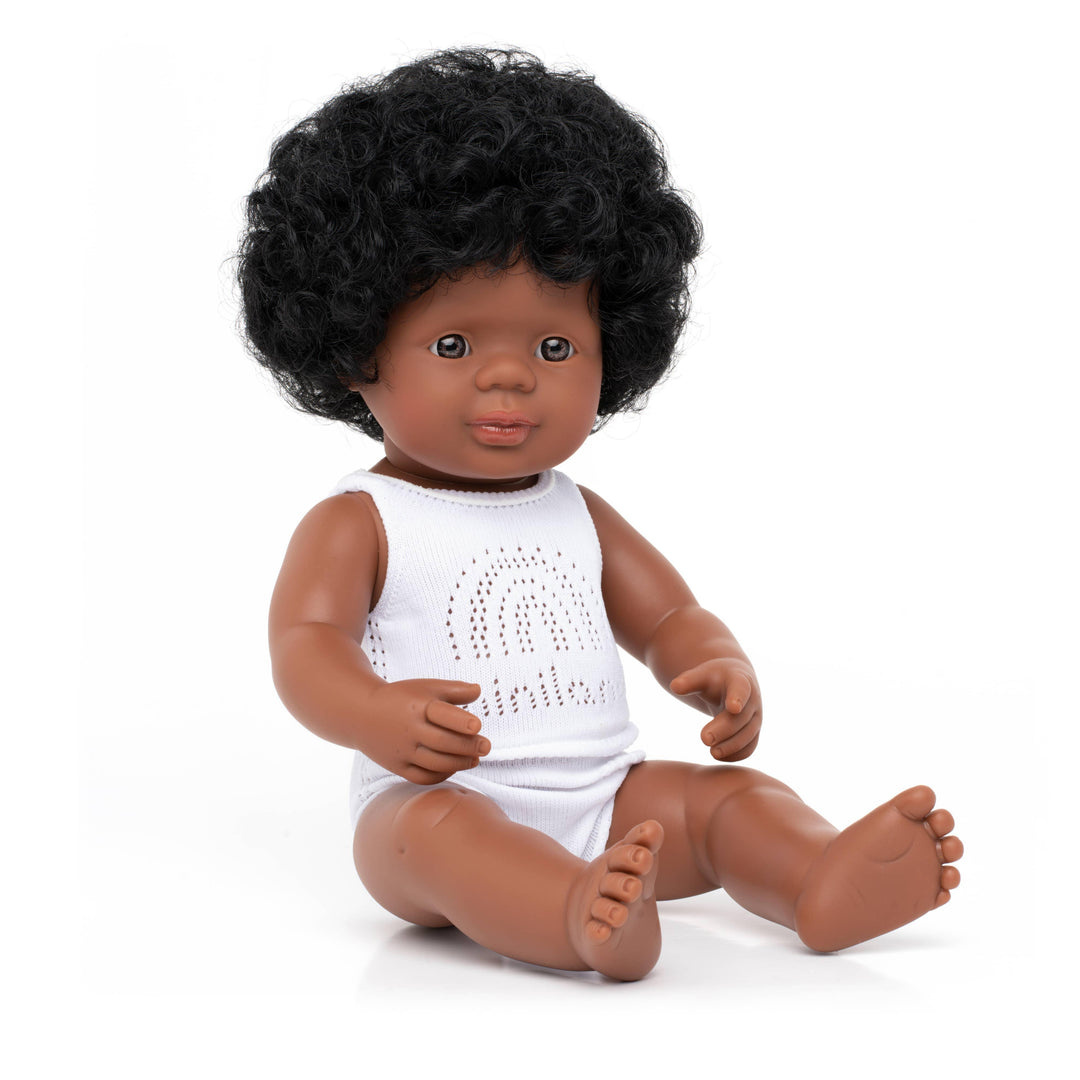 Baby Doll African American Girl 15'' (box) - Esme and Elodie