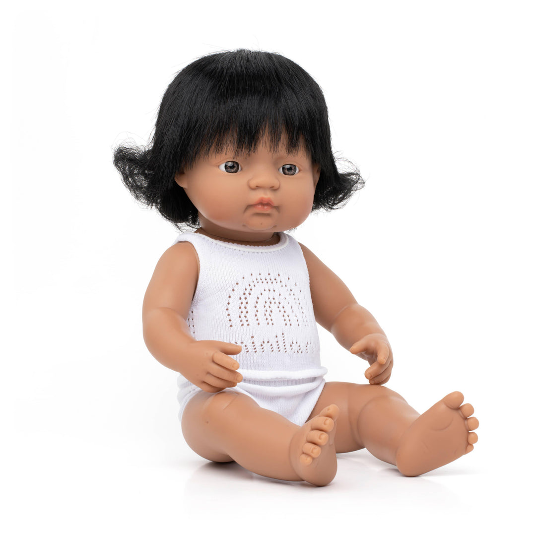 Baby Doll Hispanic Girl 15'' (box) - Esme and Elodie