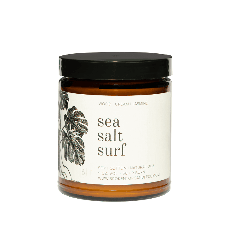 Broken Top Brands - Soy Candle - Sea Salt Surf - 9 oz - Esme and Elodie