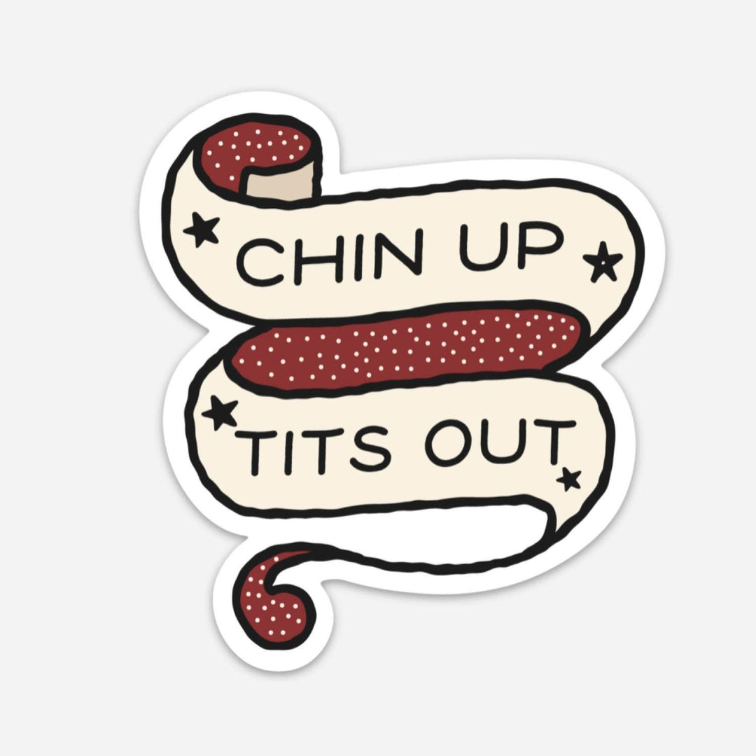 Chin Up Sticker - Esme and Elodie