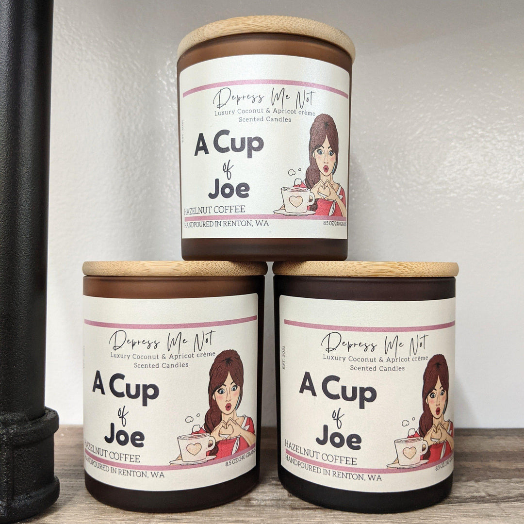 Cup of Joe Candle- Depress me Not - Esme and Elodie