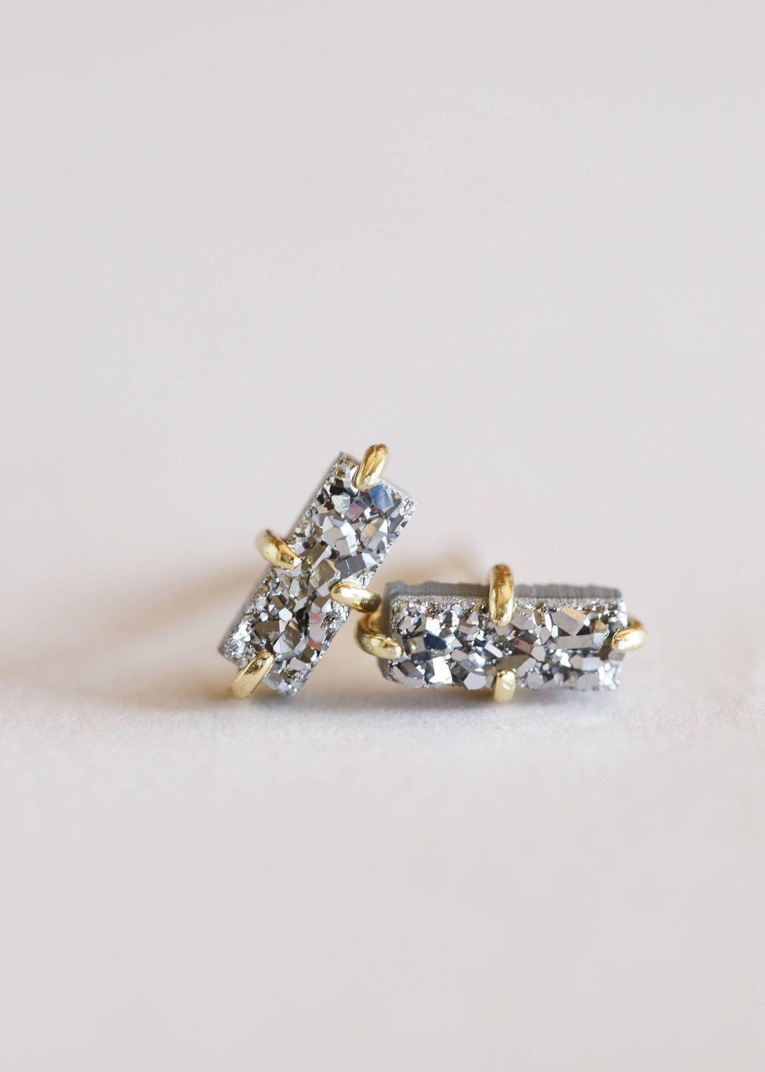 Druzy Bar - Silver - Esme and Elodie