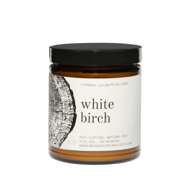 Broken Top Brands - Soy Candle - White Birch - 9 oz