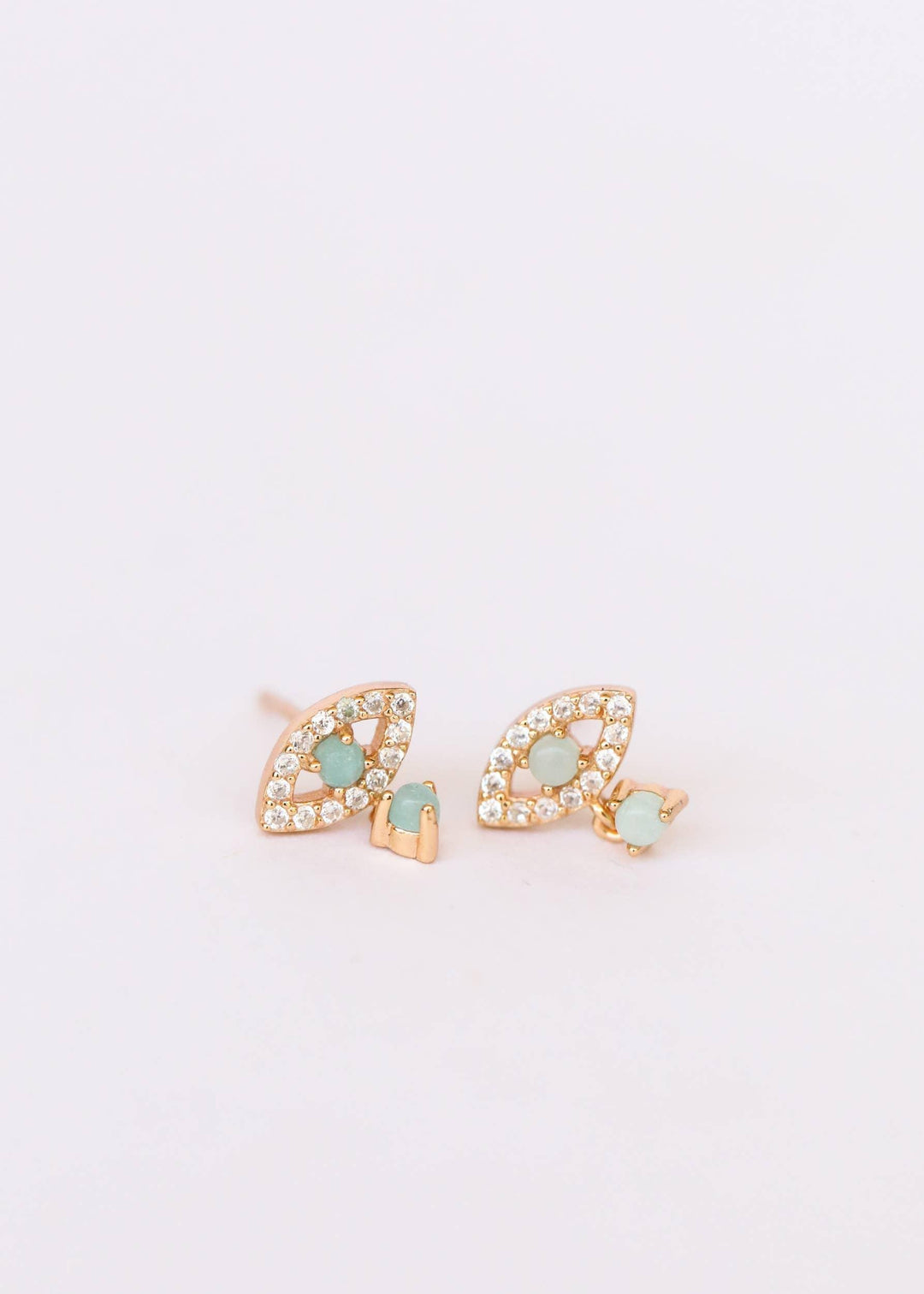 Evil Eye Drop - Amazonite - Esme and Elodie