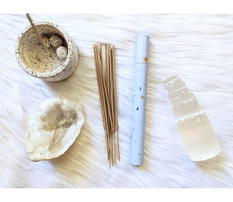 Sandalwood Incense - Essential Oil Incense, Meditation - Esme and Elodie