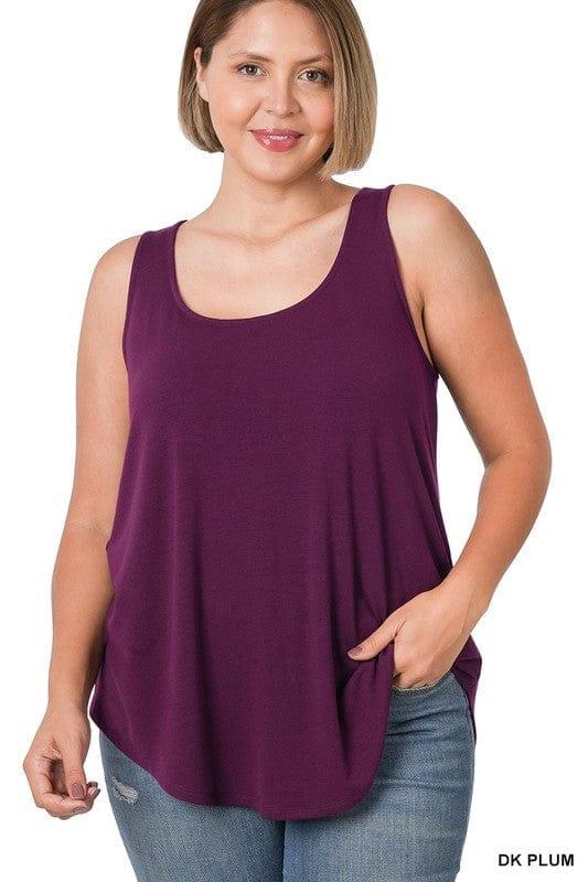 Soul Mates tank in Dark Plum - Esme and Elodie