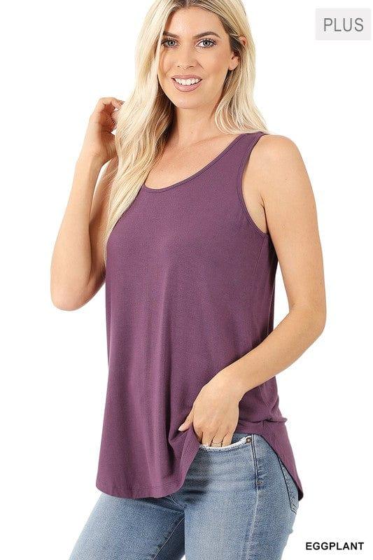 Soul Mates tank in Eggplant - Esme and Elodie