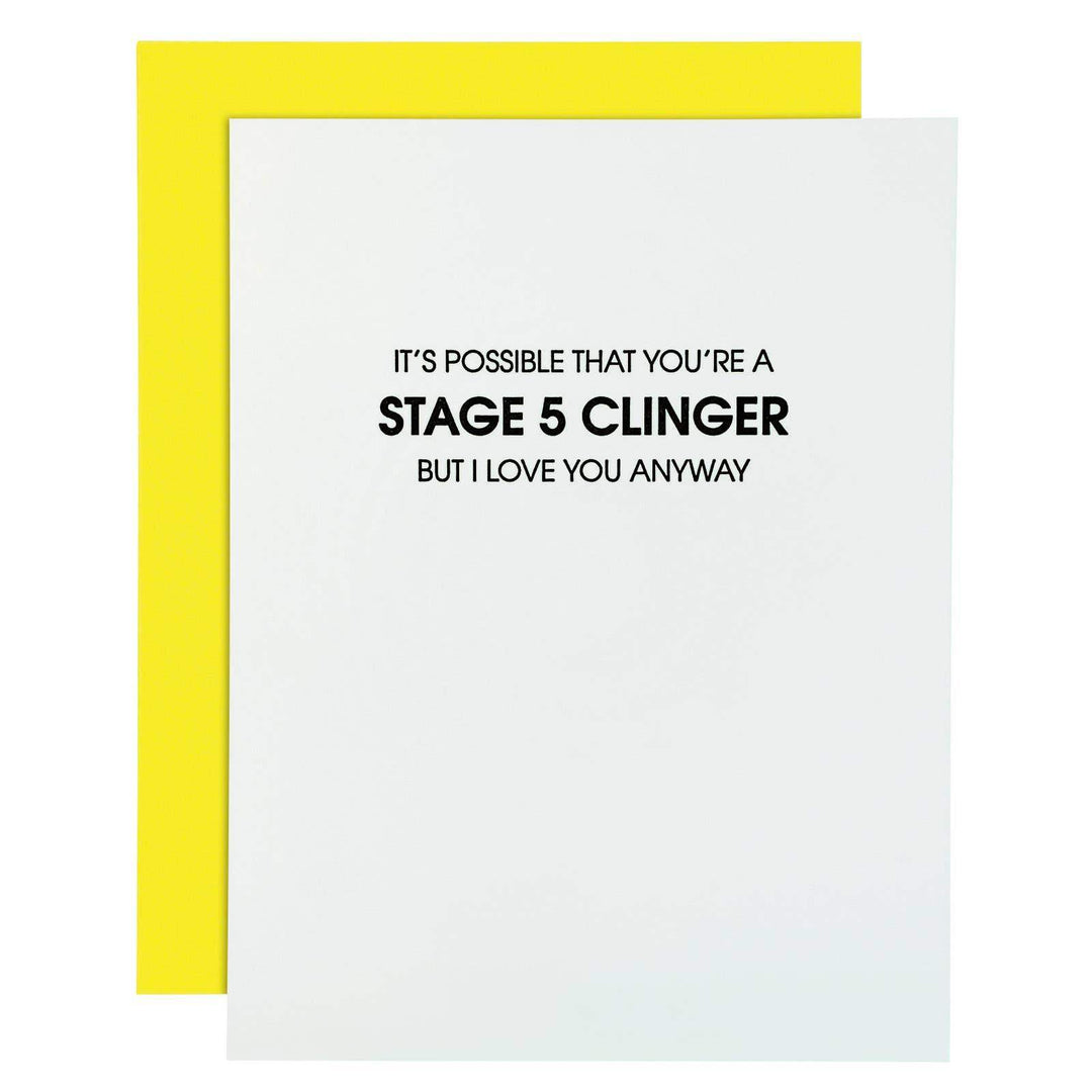 Stage Five Clinger Funny Card - Esme and Elodie