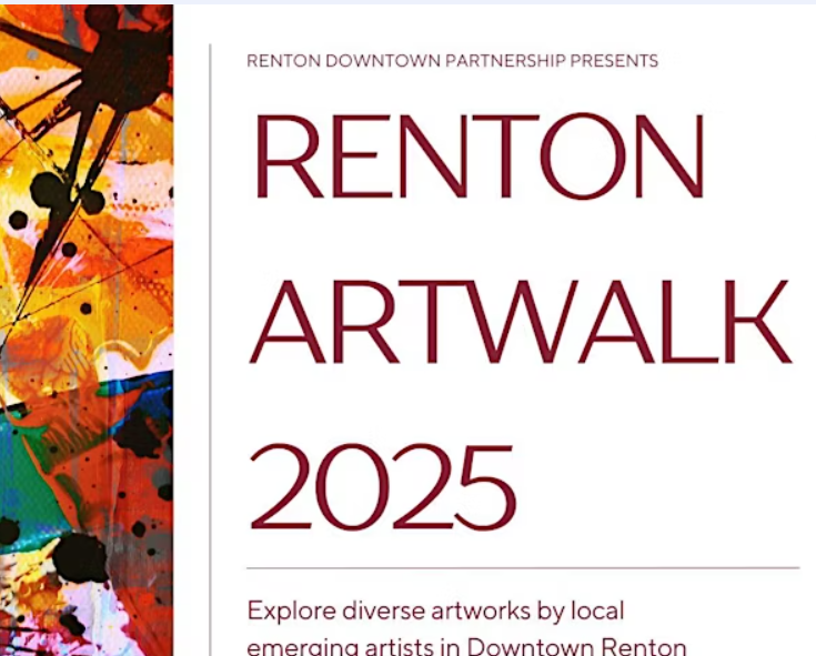 advertisement downtown renton art walk 2025