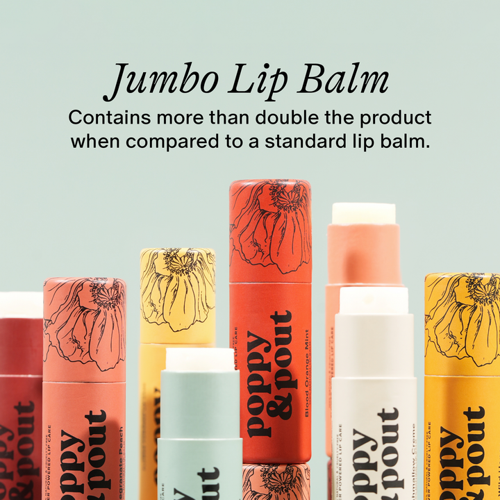 Poppy & Pout - Lip Balm, Pomegranate Peach
