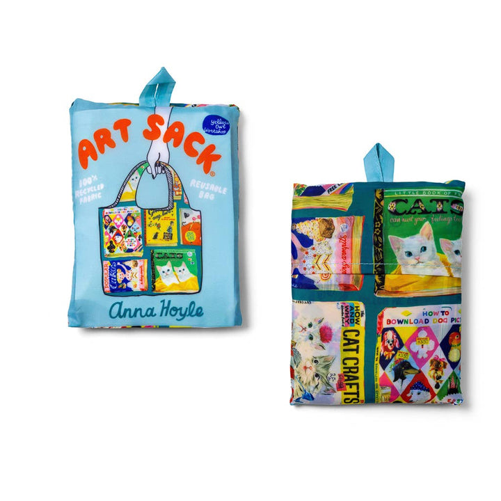 Yellow Owl Workshop - Useless Books Art Sack® by Anna Hoyle - Reusable Tote