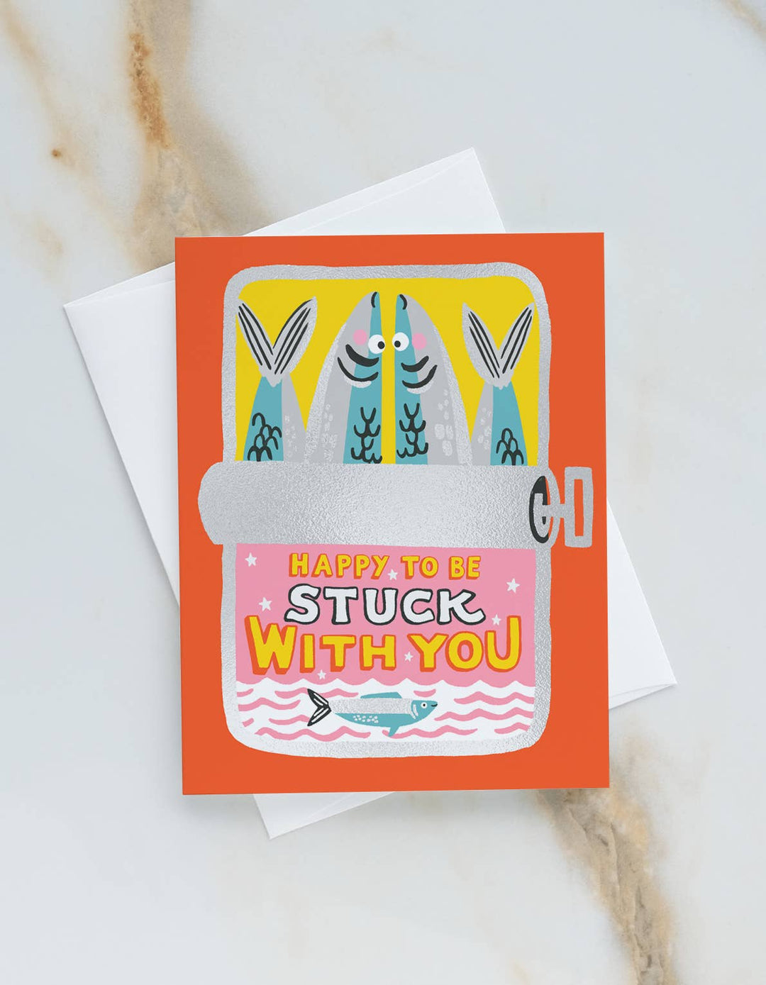 Idlewild Co. - Stuck with You Sardines Greeting Card