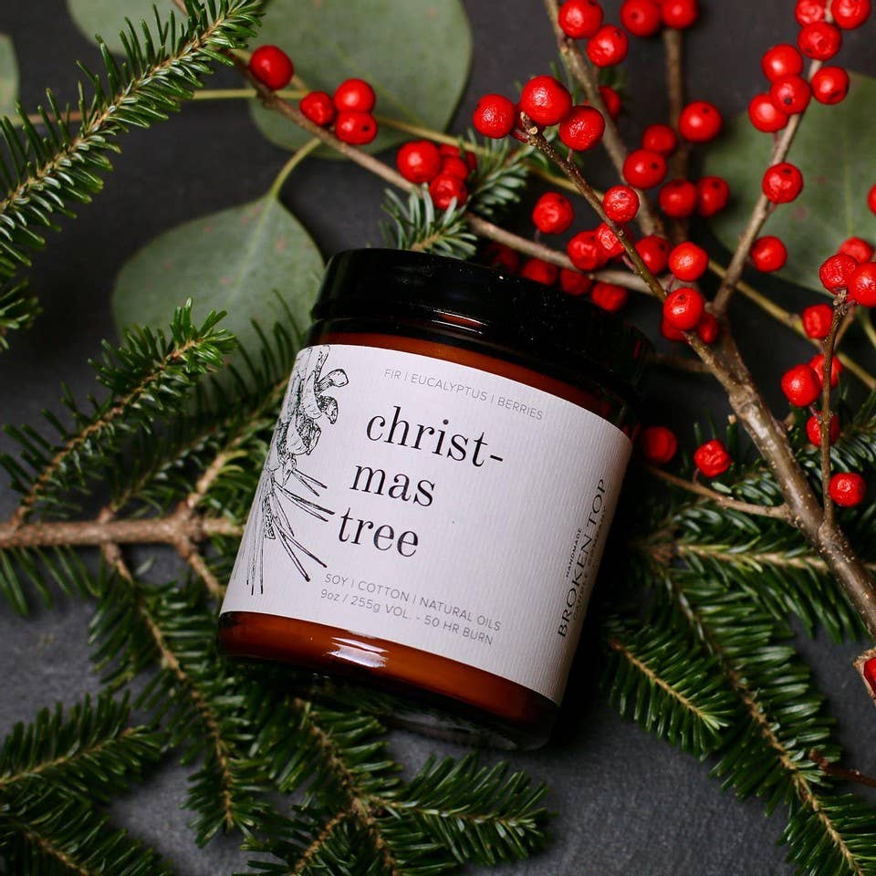 Broken Top Brands - Christmas Tree Natural Soy Candle 9 oz
