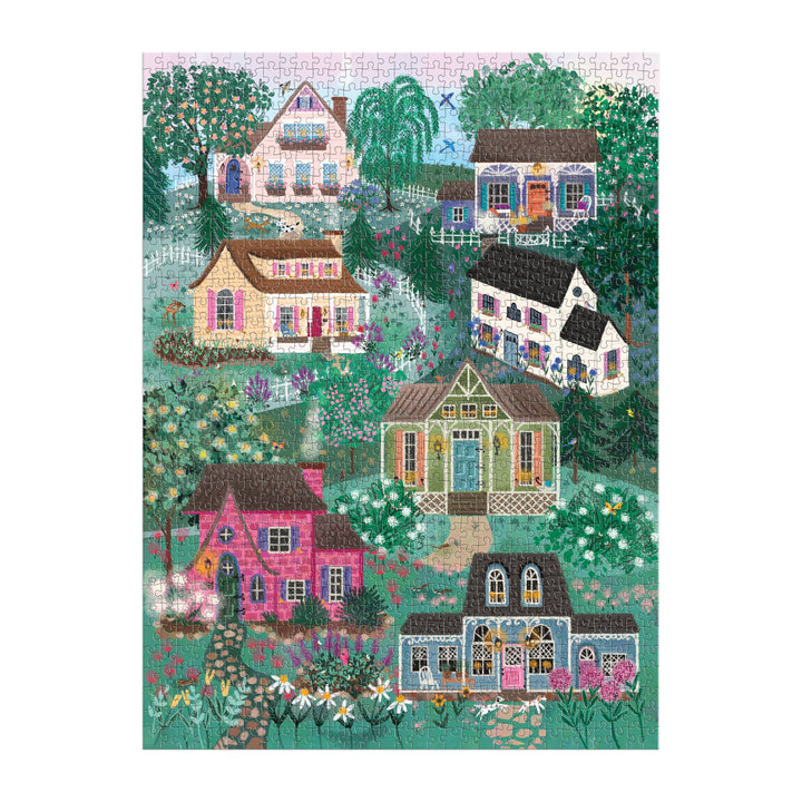 Chronicle Books - Joy Laforme The Cottage Hills 1000 Piece Puzzle in a Square Box