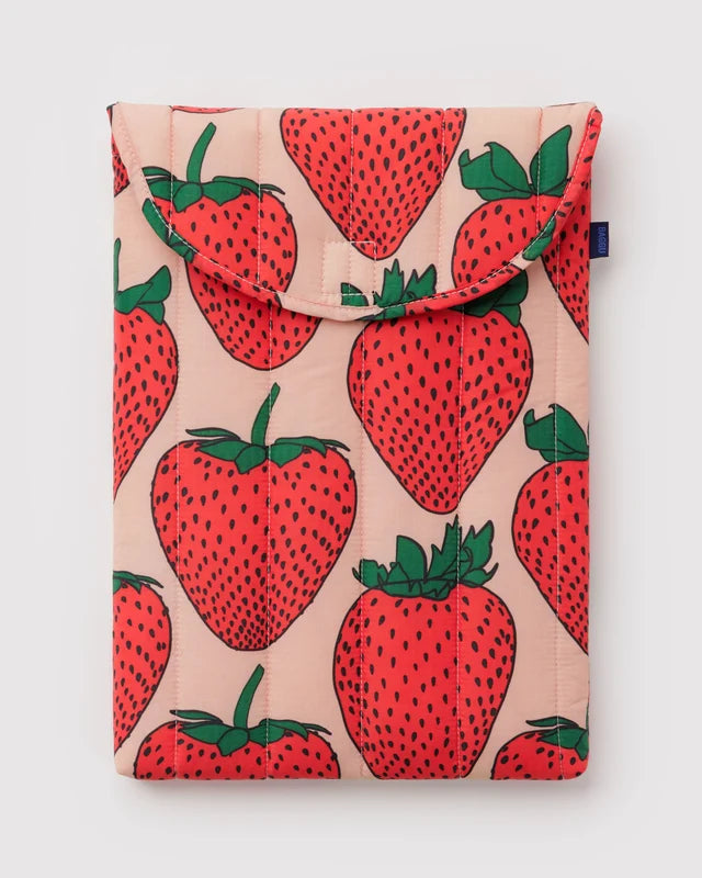 Puffy Laptop Sleeve 13"/14" Strawberry