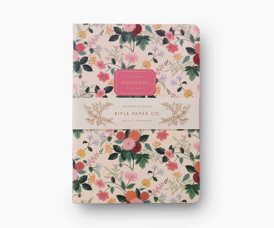 Rifle Paper Co. - Assorted Set of 3 Dahlia Notebooks