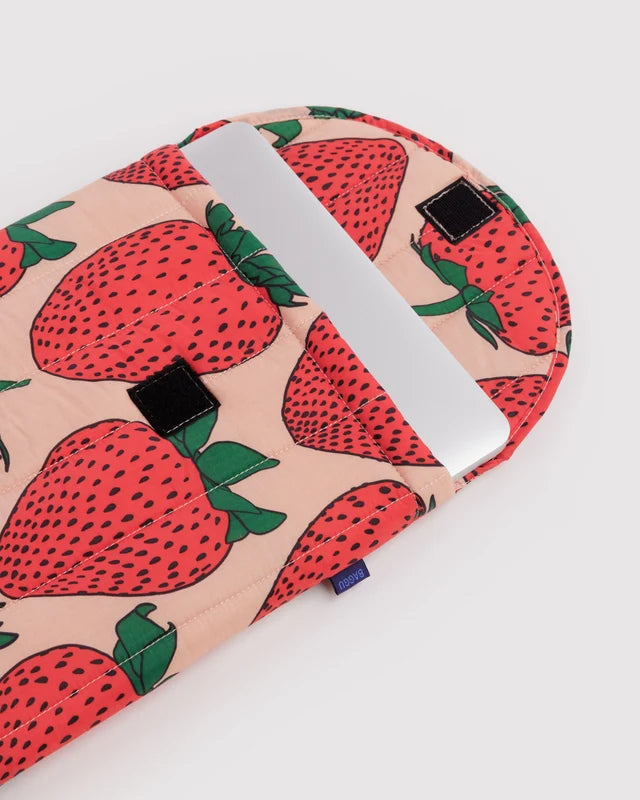 Puffy Laptop Sleeve 13"/14" Strawberry