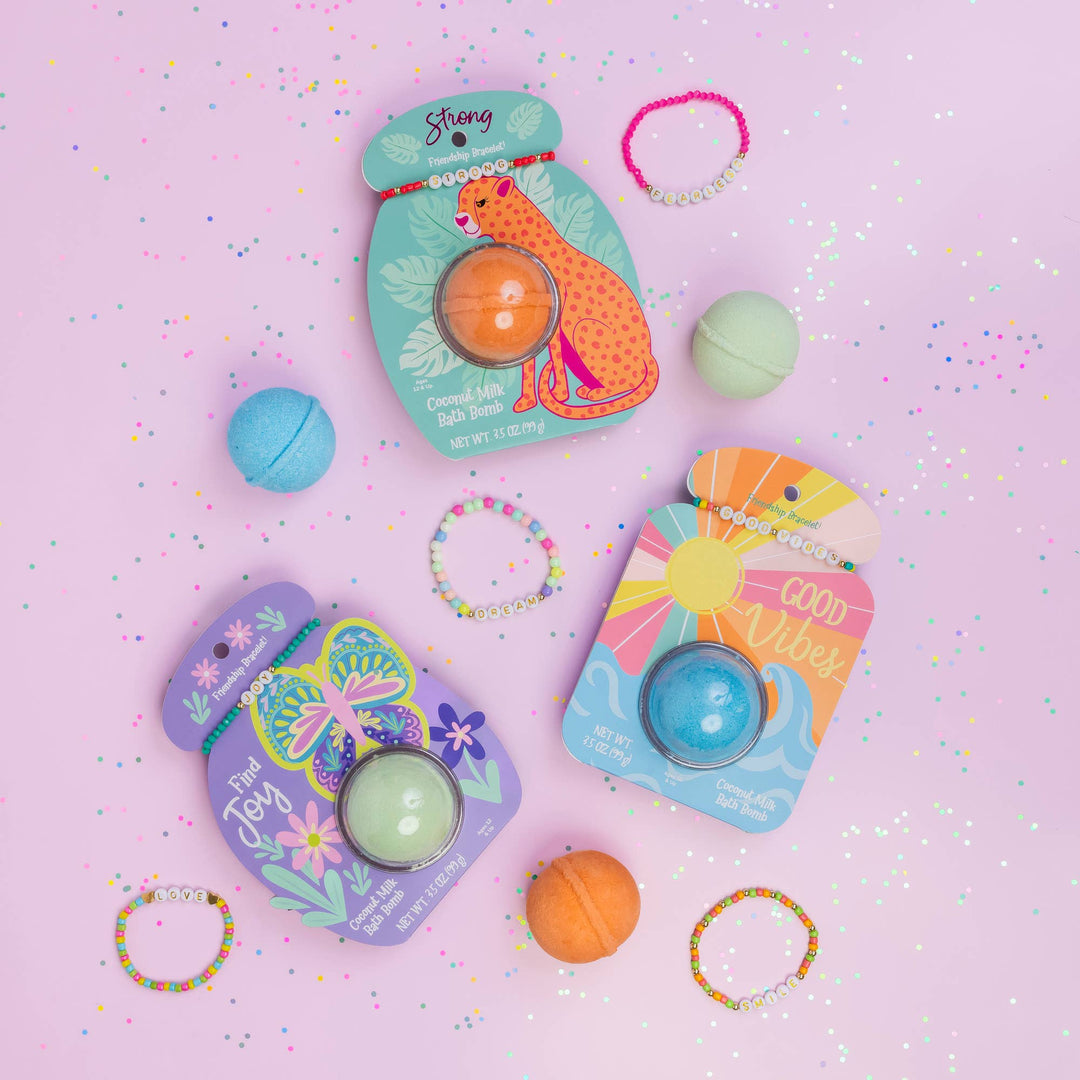 Cait + Co - Friendship Bracelet Bath Bomb - Lucky | Forever Young Collection