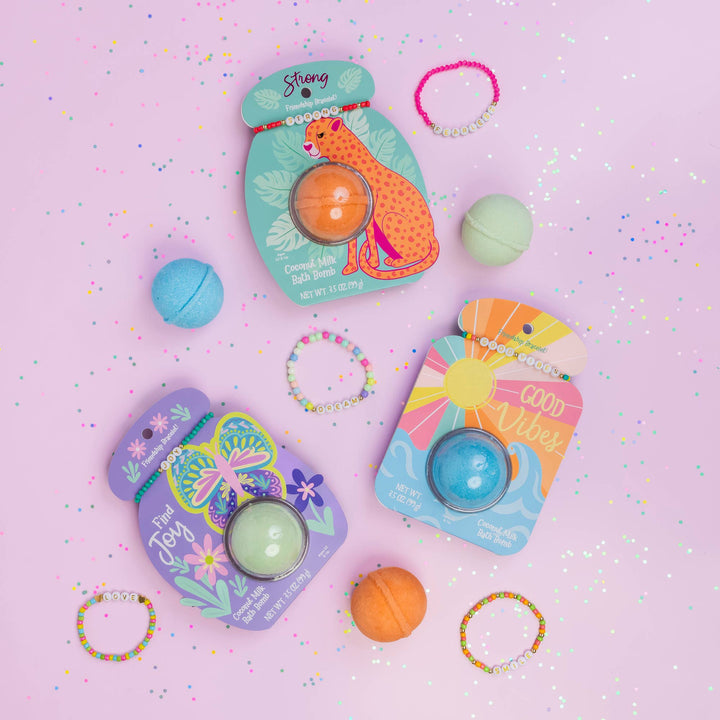 Cait + Co - Friendship Bracelet Bath Bomb - Lucky | Forever Young Collection