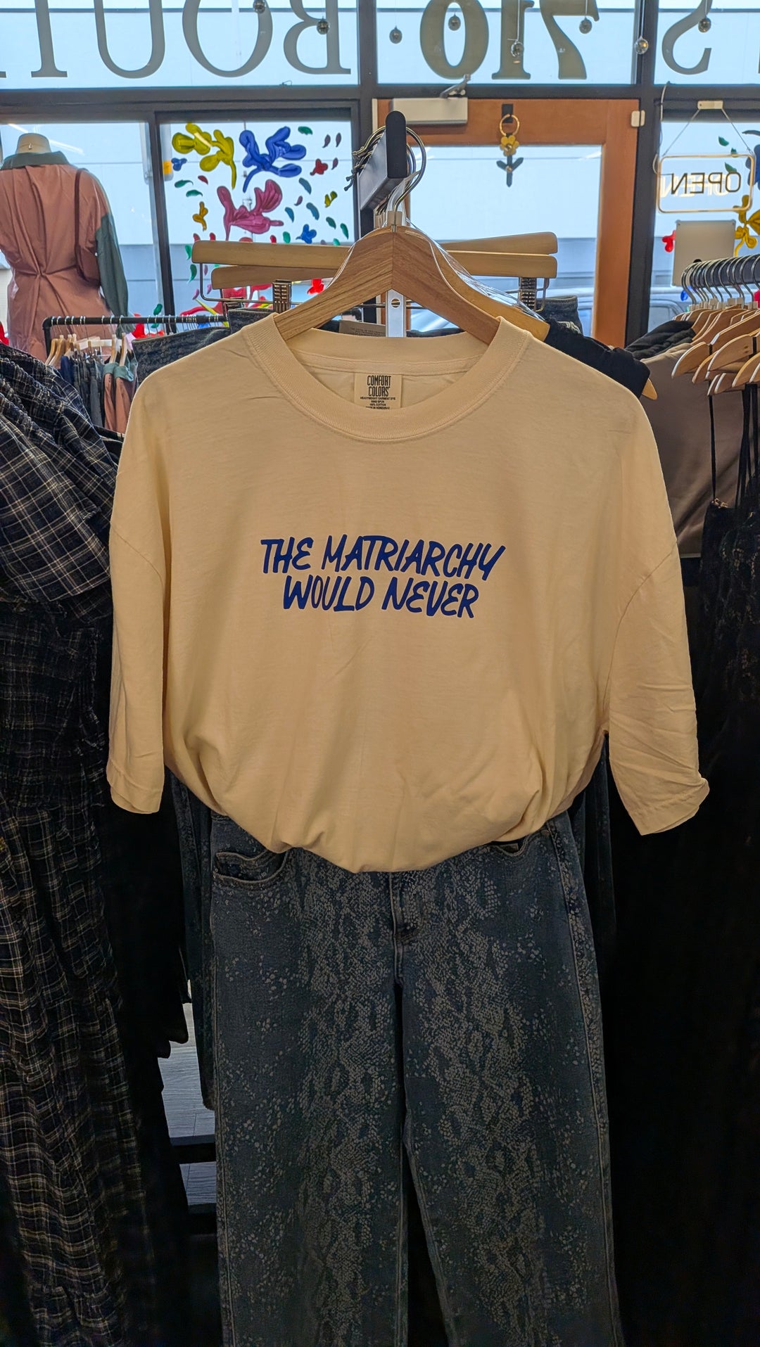 Womens and Plus Size Graphic Tshirt- The Matriarchy would never