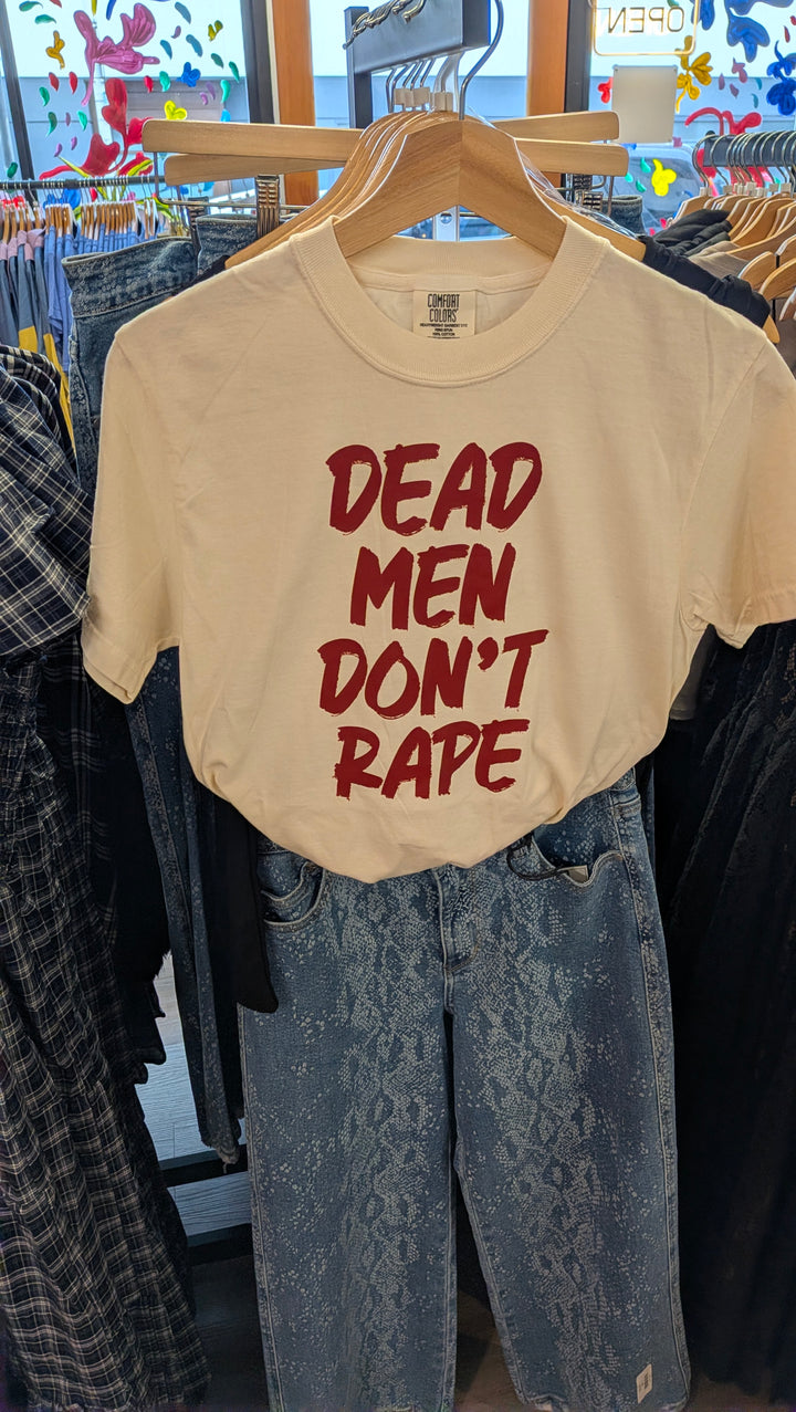 Womens and Plus Size Graphic Tshirt- Dead Men Don&