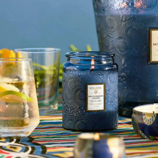 Voluspa- Mediterranean Lemon- Large 18oz Jar