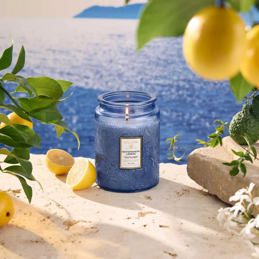 Voluspa- Mediterranean Lemon- Large 18oz Jar