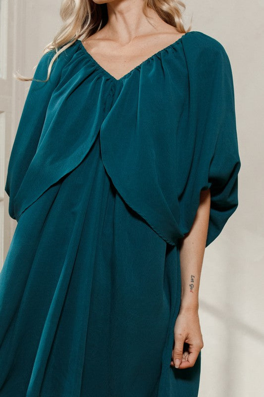 Womens Textured Solid Dress