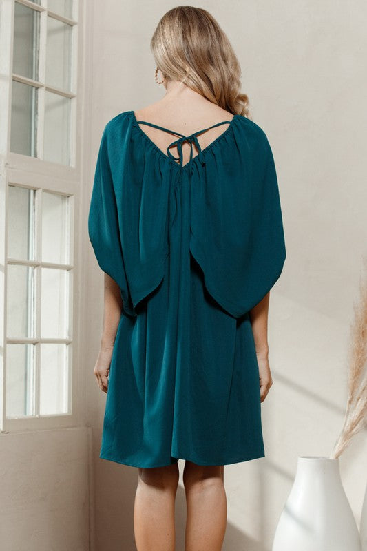 Womens Textured Solid Dress
