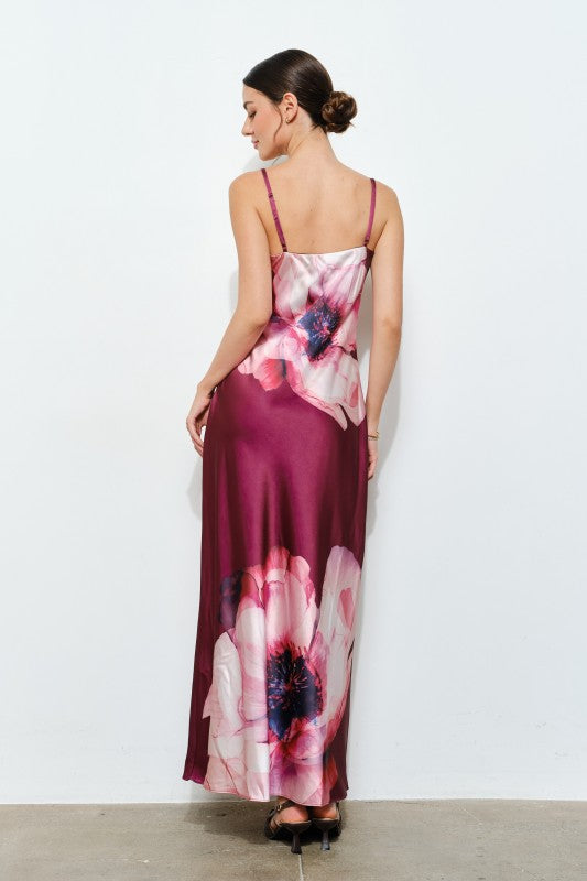 Womens INA Floral Slip Dress Maxi