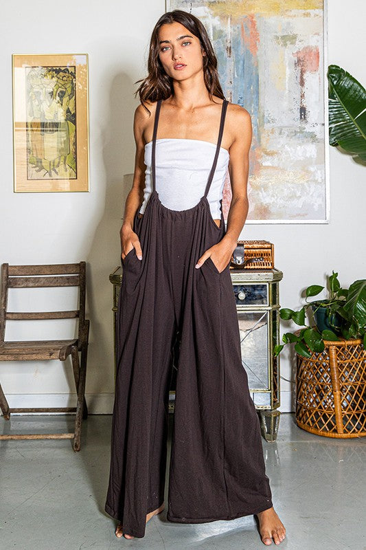 Bucket List Women's Brown Jumpsuit