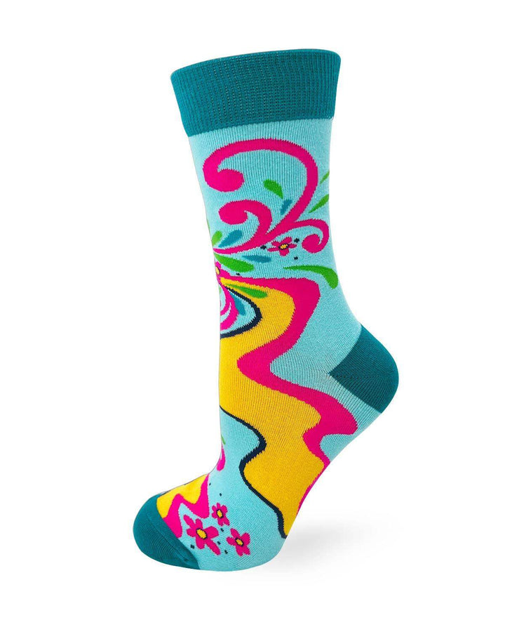 Fabdaz - Love Yourself You Badass Bitch Ladies' Novelty Crew Socks